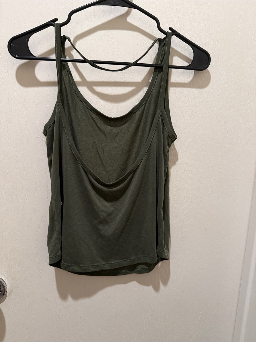ALO Yoga Olive Green Draped Cami